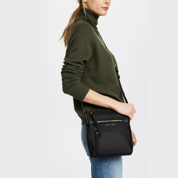 New Marc Jacobs Nylon Trooper Black Crossbody Bag - Picture 3 of 8
